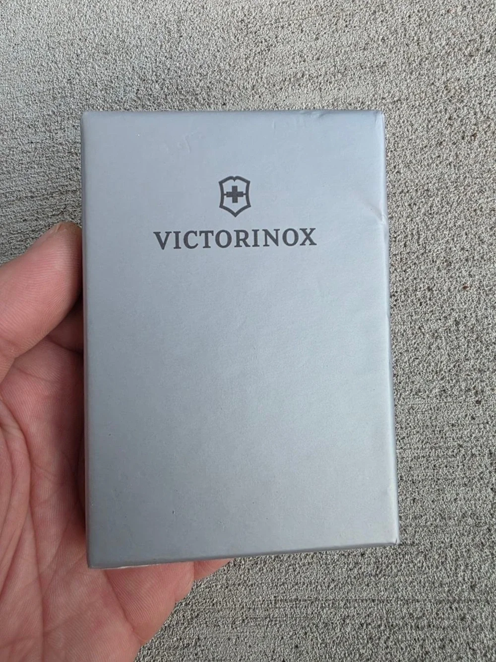 Victorinox Secrid Cardprotector Wallet Open Box RFID Aluminum Card Holder Black